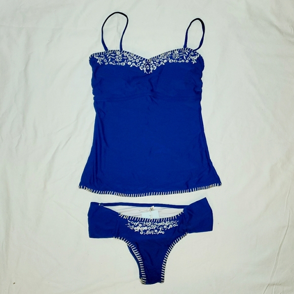 Cupshe Other - $SOLD$ Cupshe Bathing Suit 2 Pc Embroidered Bikini